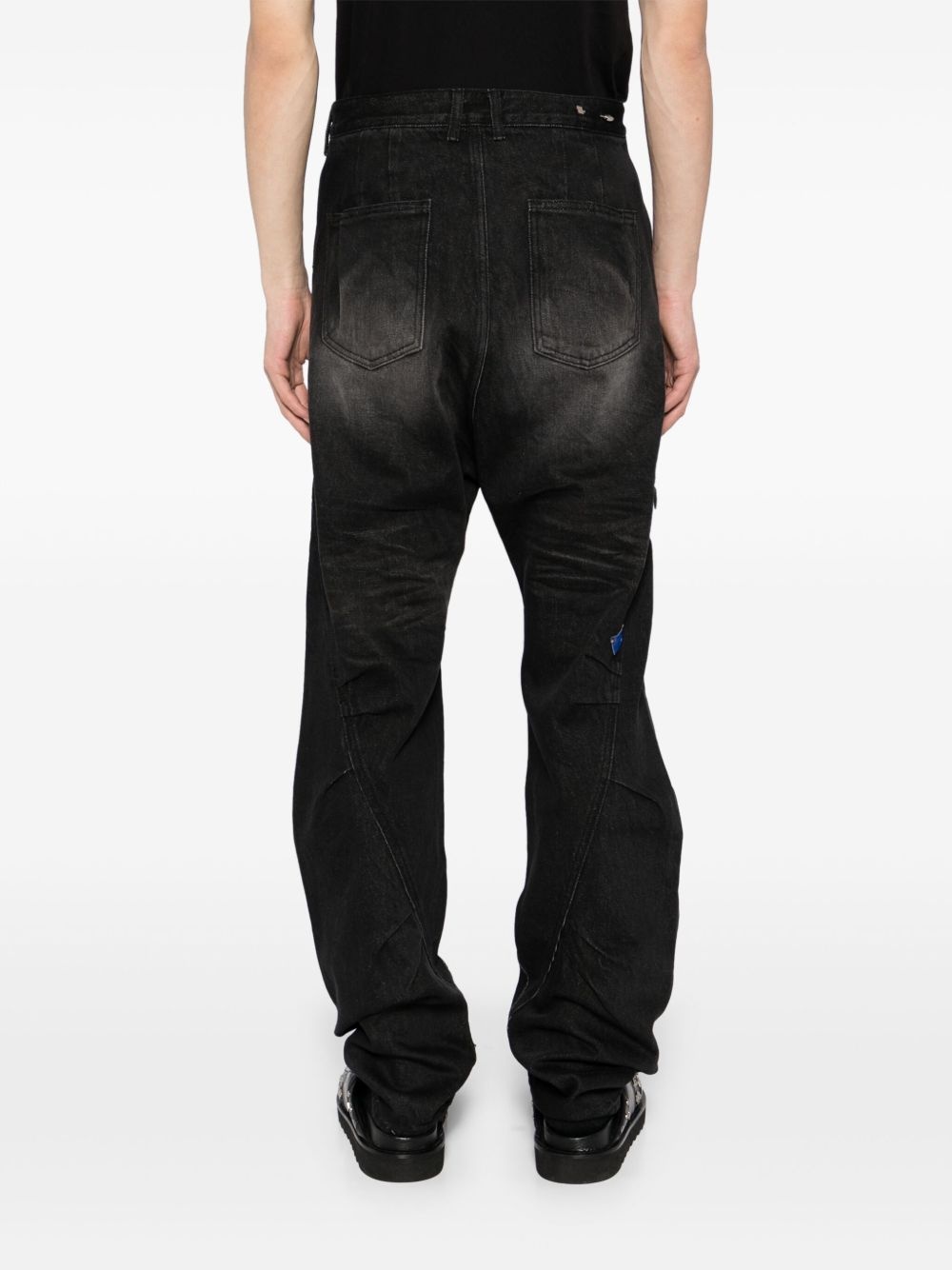 curved fit jeans - 4