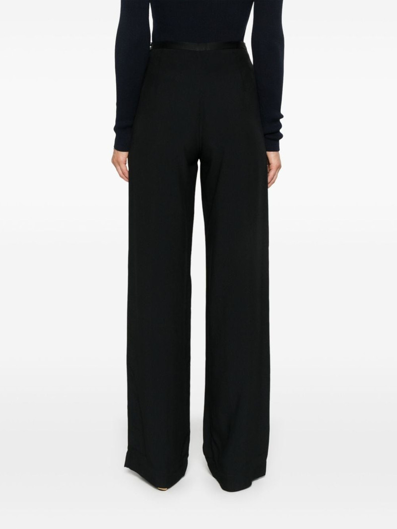 high-waisted crepe palazzo pants 4