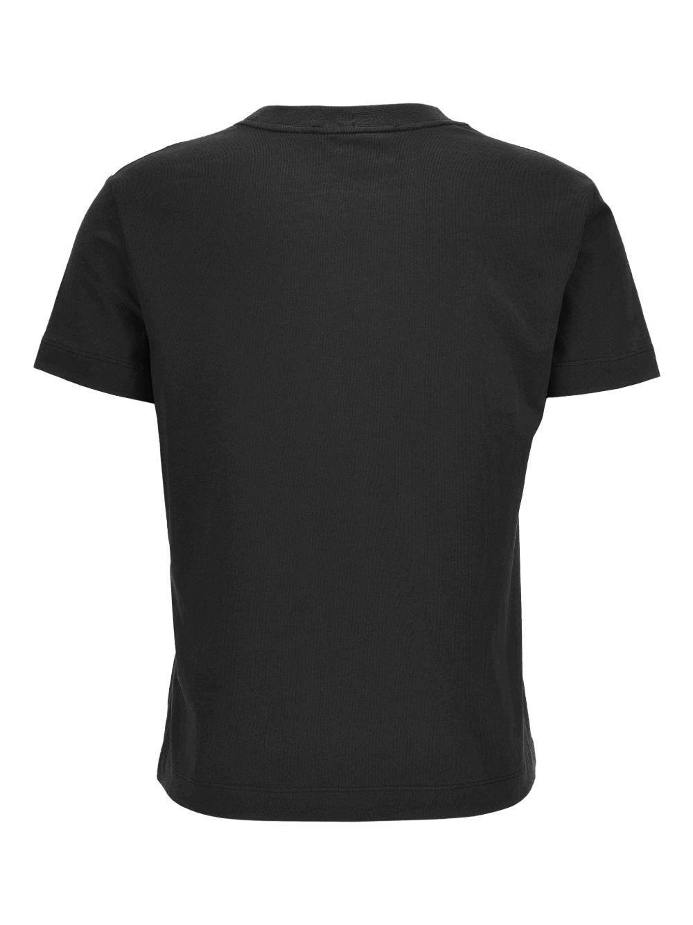rhinestone-logo cotton T-shirt - 2