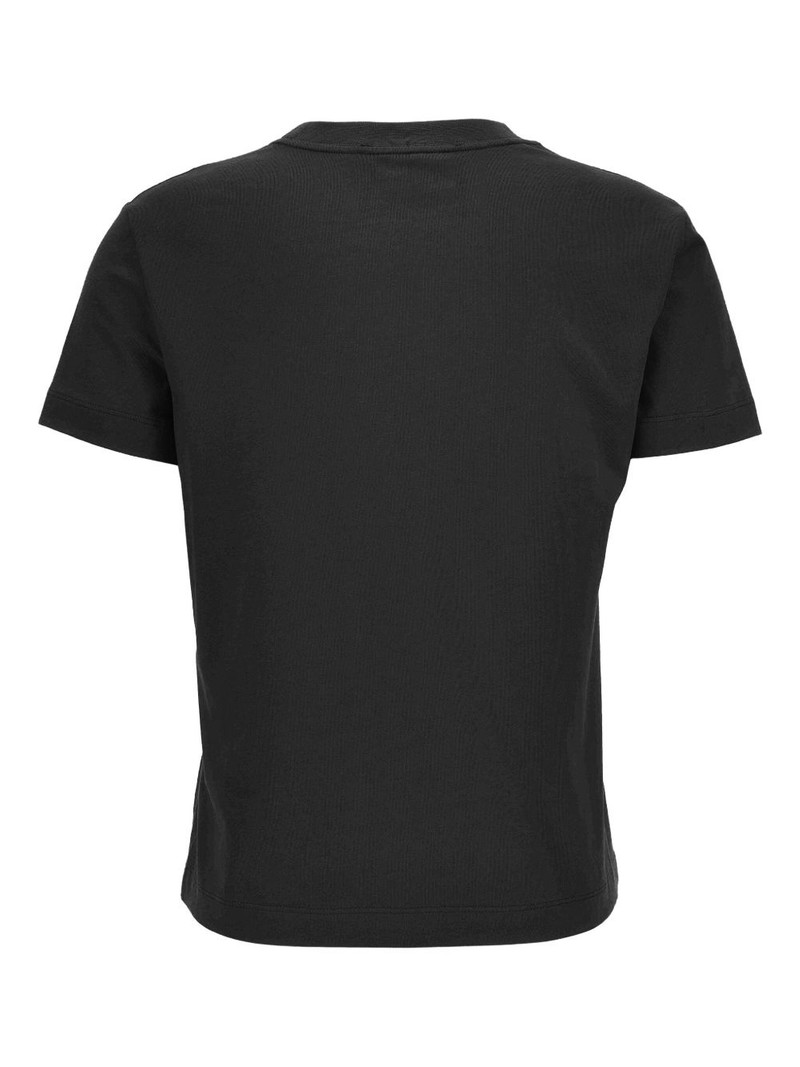 VERSACE JEANS COUTURE rhinestone-logo cotton T-shirt outlook