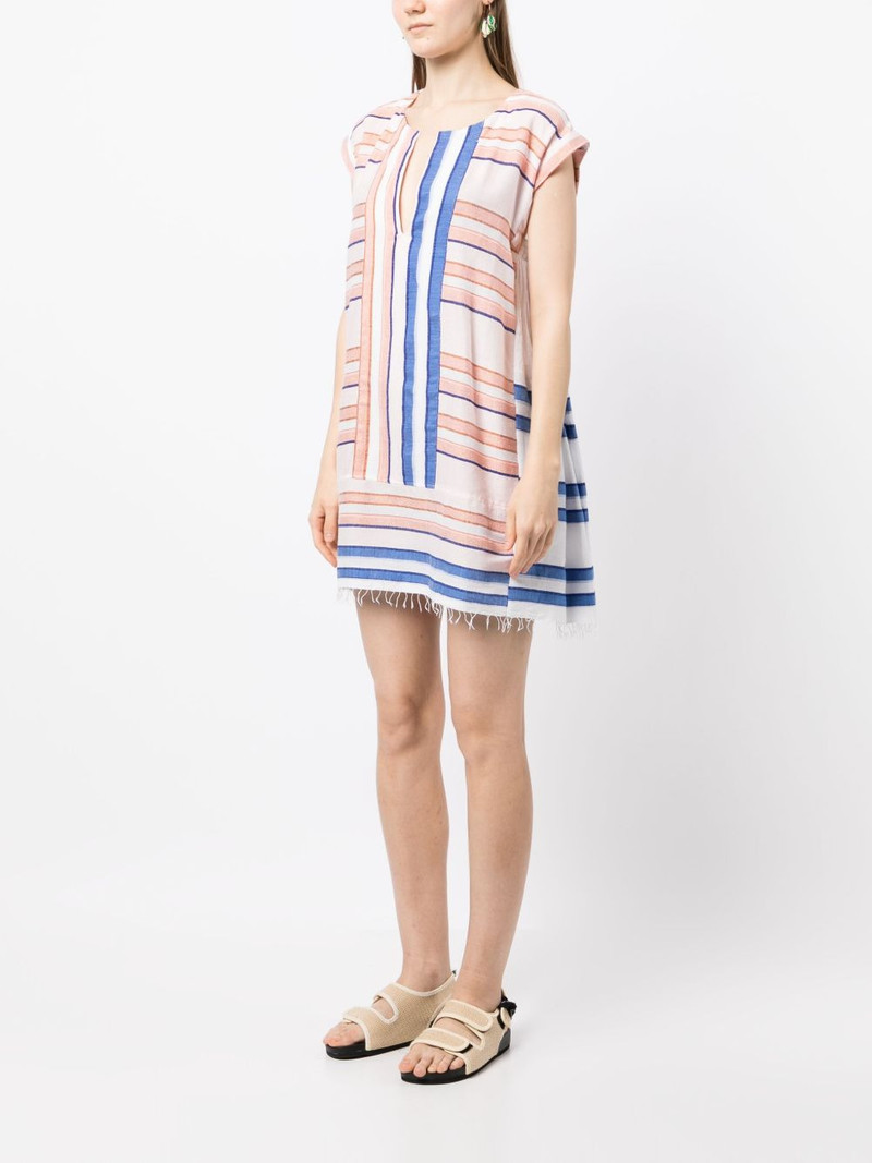 Eskedar stripe-pattern caftan dress 3