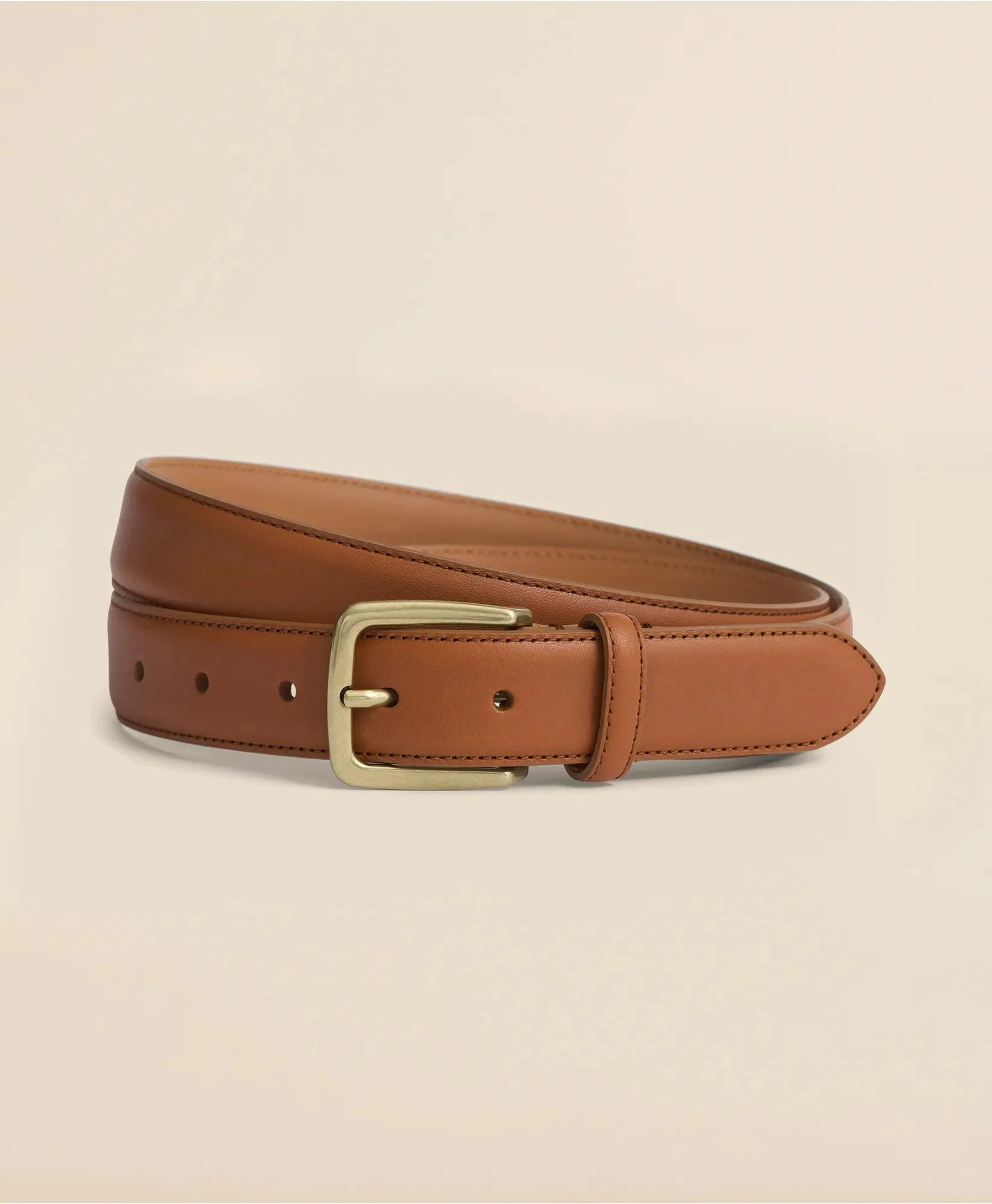 Stitched Leather Belt - 1