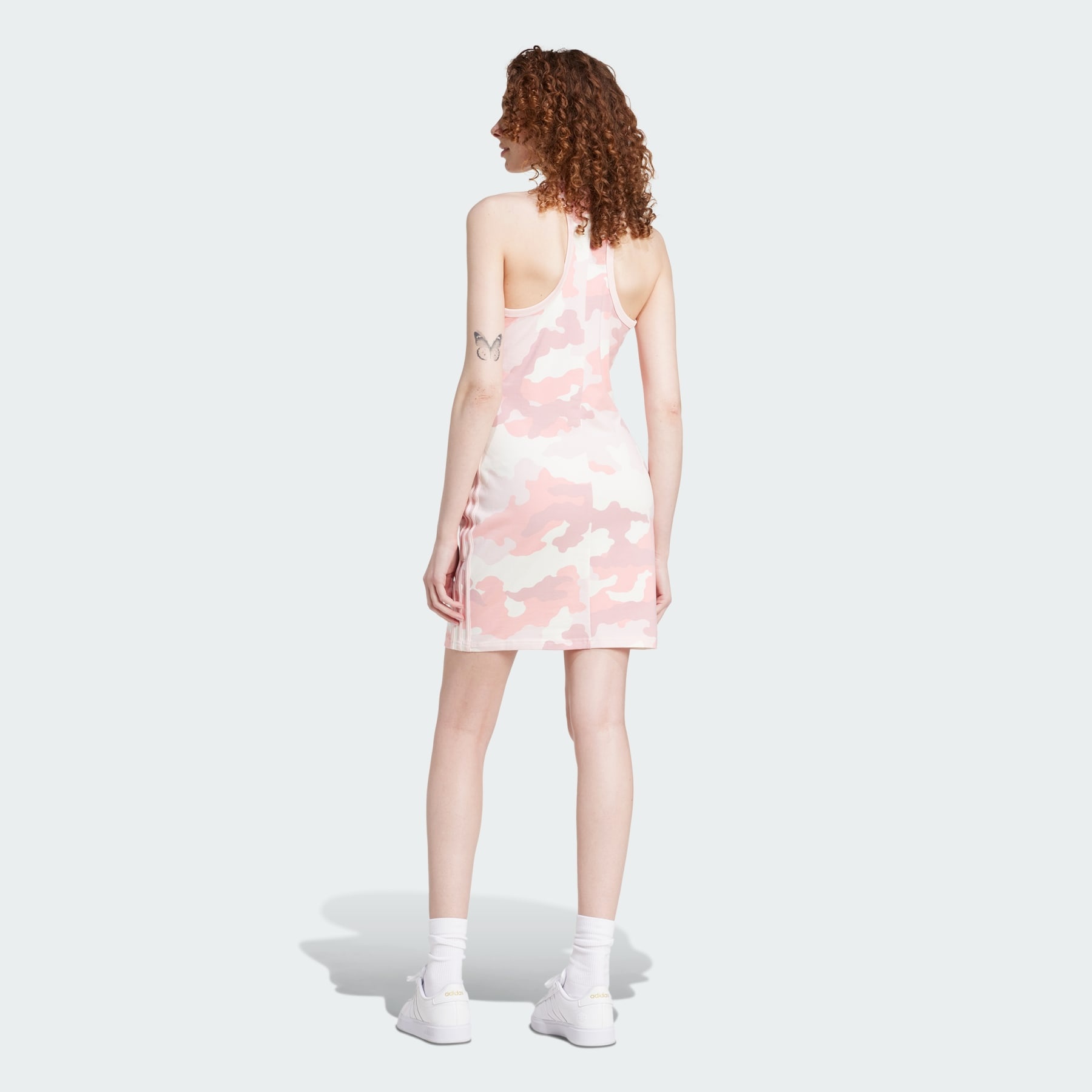 Essentials 3-Stripes Camo Print Racer Back Tank Dress - 2