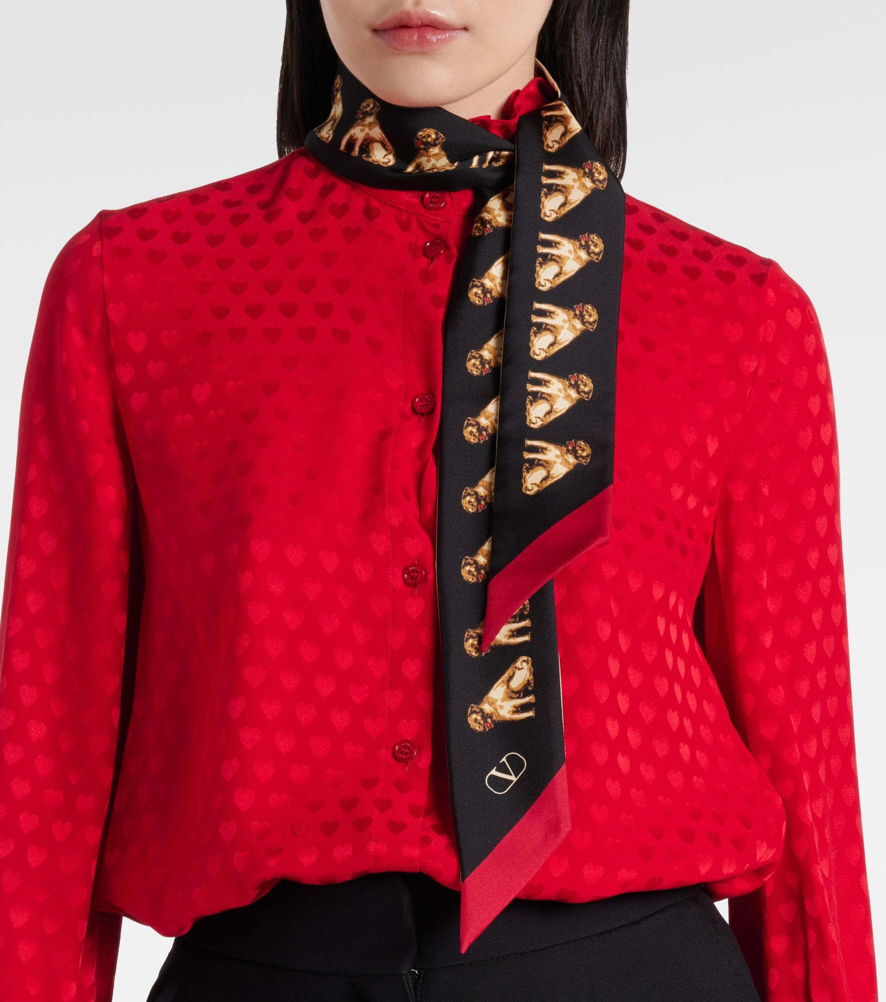 Petit Charles silk scarf - 2