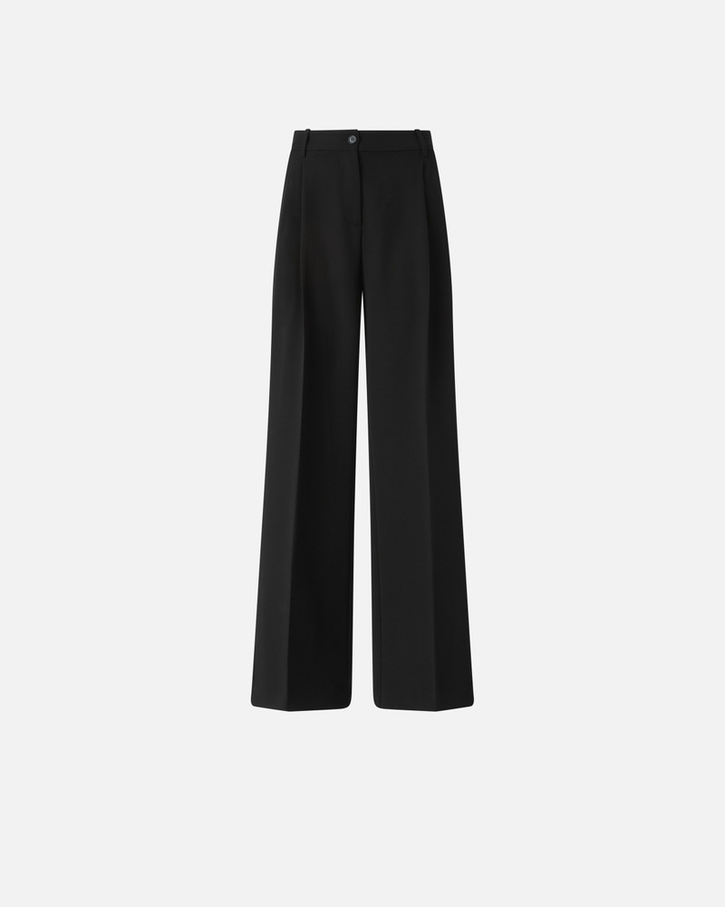 HIGH-WAISTED PALAZZO TROUSERS IN FLOWING FABRIC 1