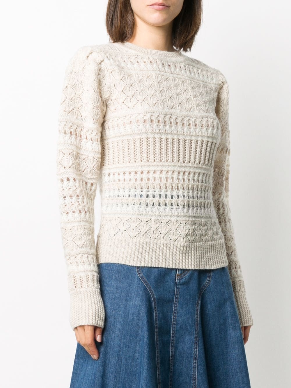 fine knit jumper - 3