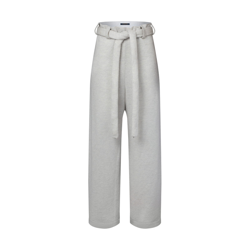 Tube Belt Cropped Pants 1