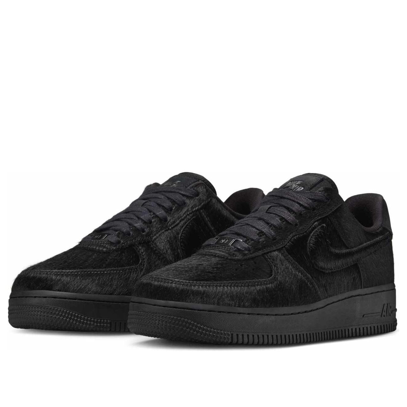(WMNS) Nike Air Force 1 Low '07 Pony Hair 'Triple Black' II7398-001 - 4