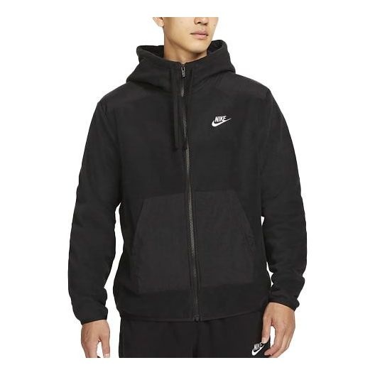 Nike Sportswear Style Essentials Zipped Jacket 'Black White' DD4883-010 - 1