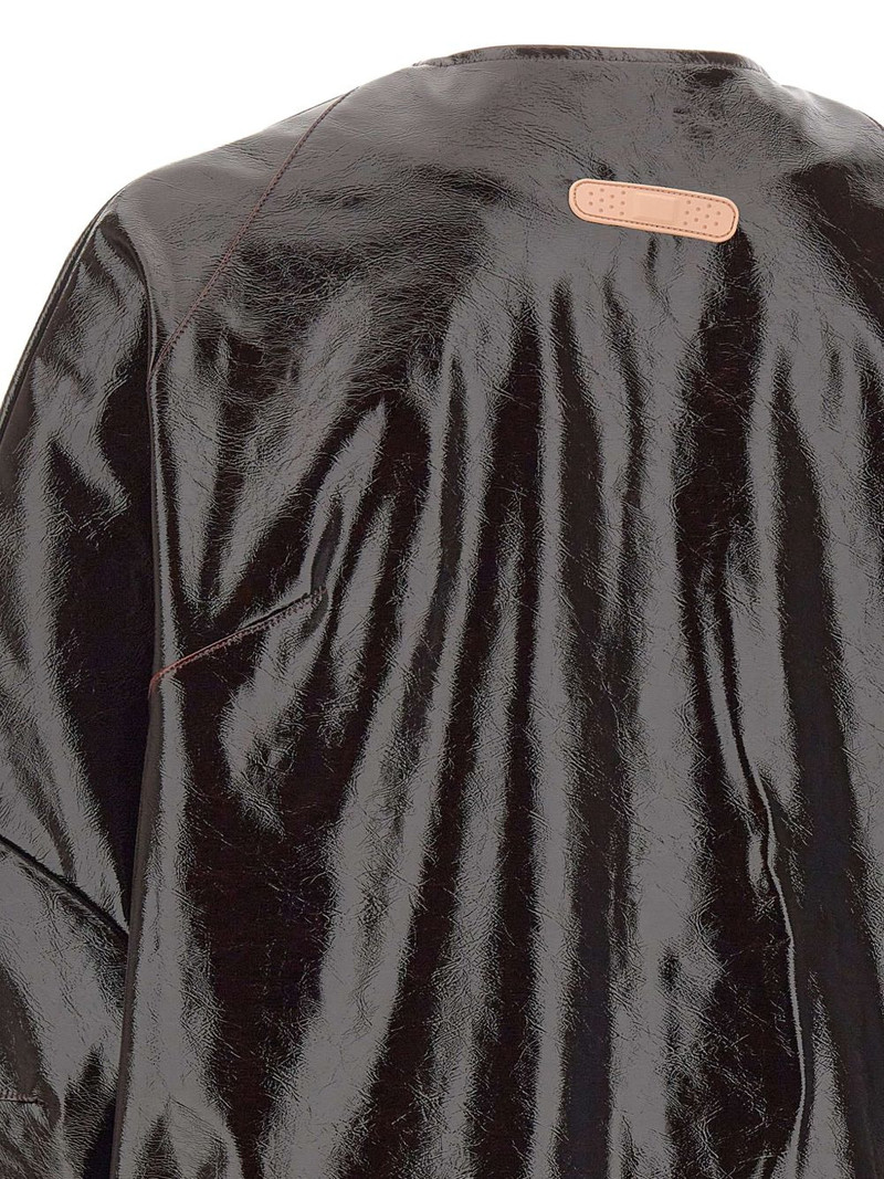 Leggenda Due embroidered logo striped jacket 7