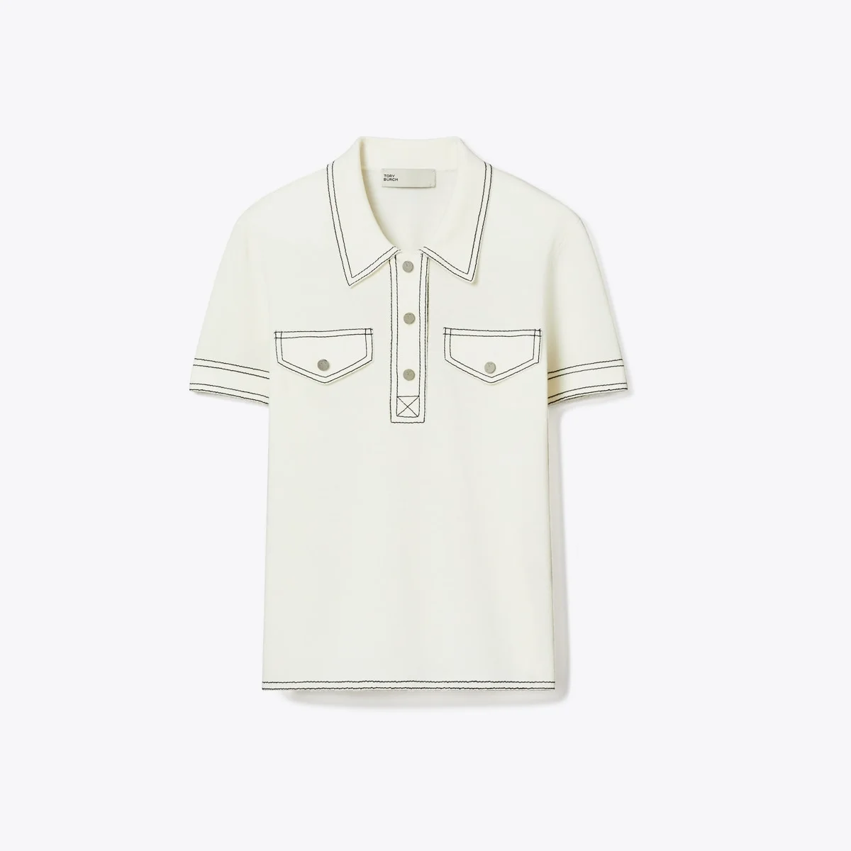 Topstitch Wool Polo - 1