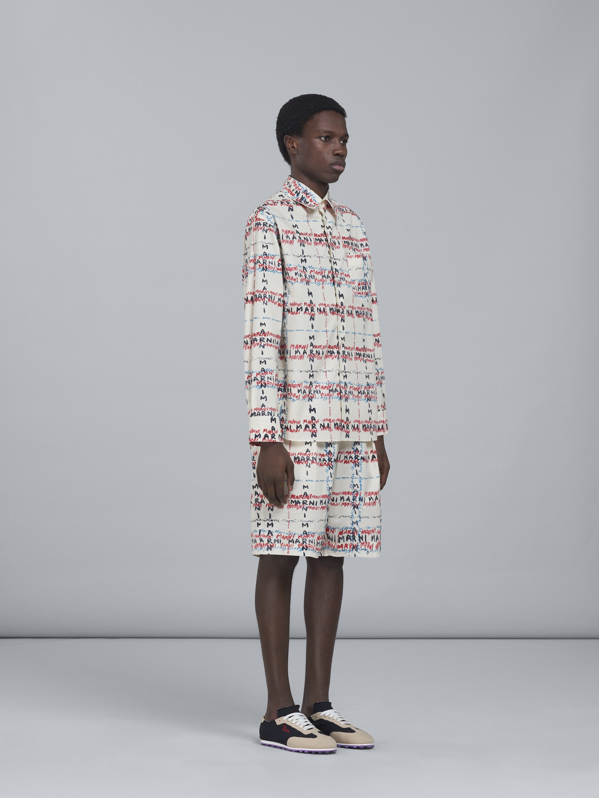 CROSSROADS PRINT POPLIN SHIRT - 5