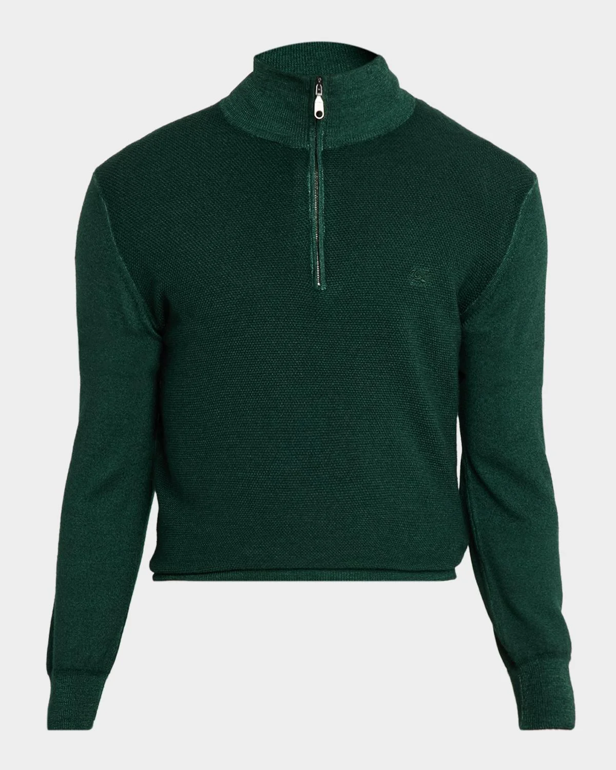 Men's Fuji Knitted Quarter-Zip Sweater - 1
