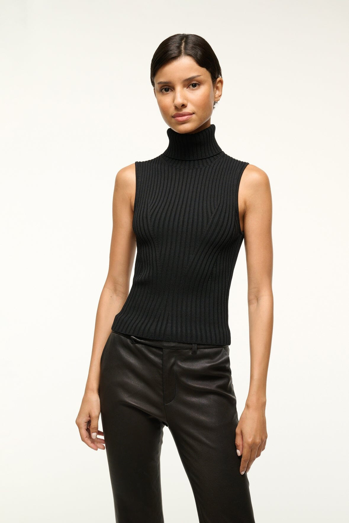 STAUD CALLUM TOP BLACK - 2