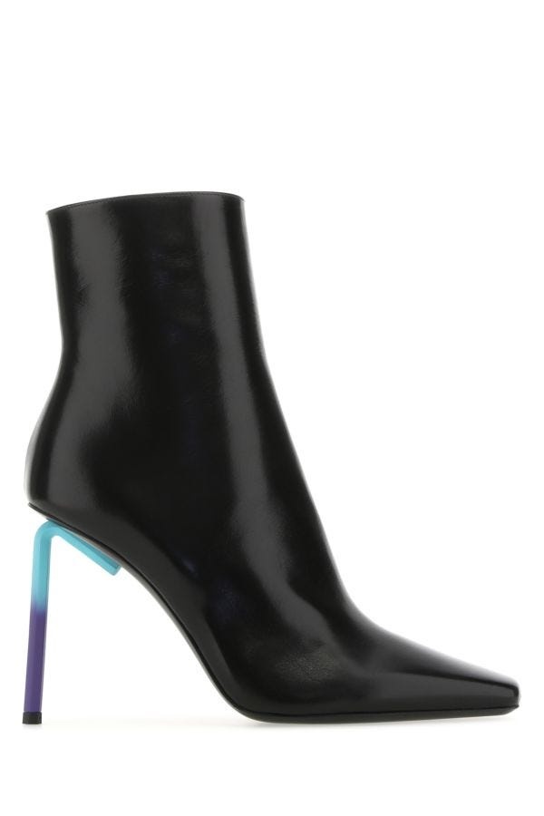 ショートブーツ・ブーティ Off White Black nappa leather Allen ankle boots Off-White Black nappa leather Allen ankle boots