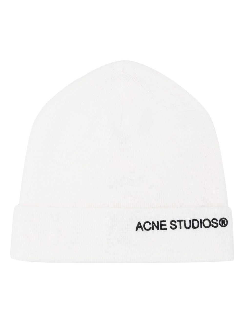 logo-embroidered beanie - 1