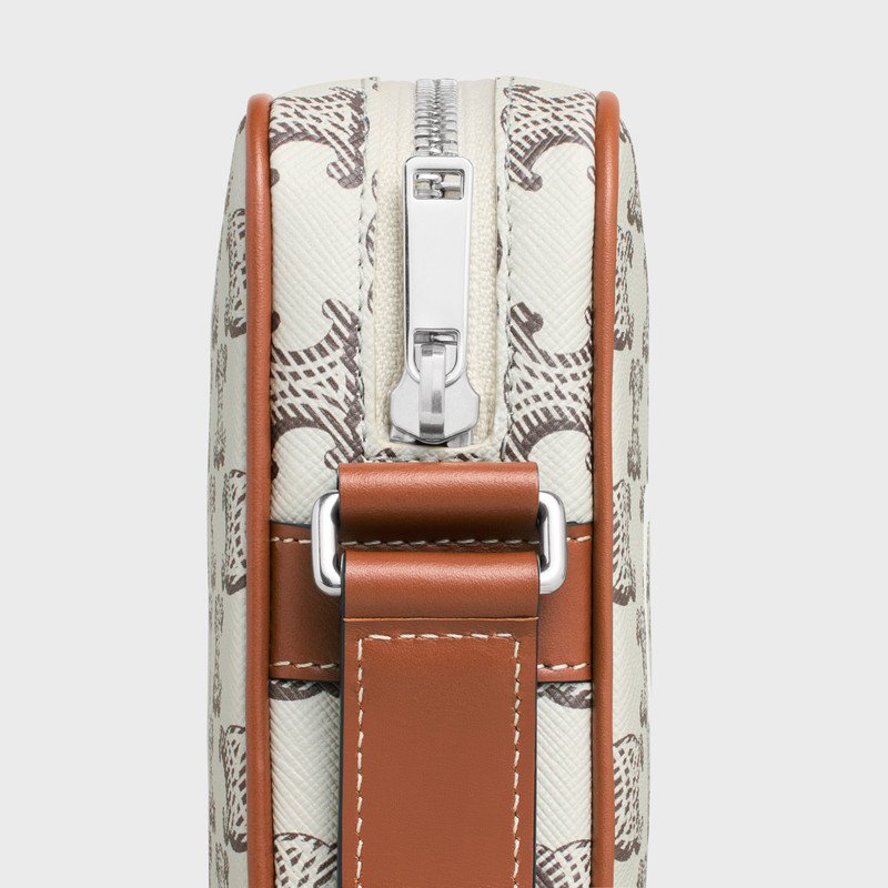 Medium Messenger Bag in Triomphe Canvas with Celine print 5