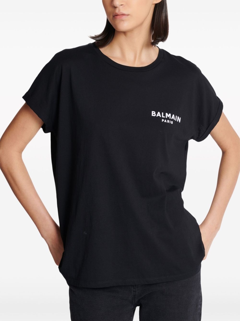 logo-print cotton T-shirt - 5