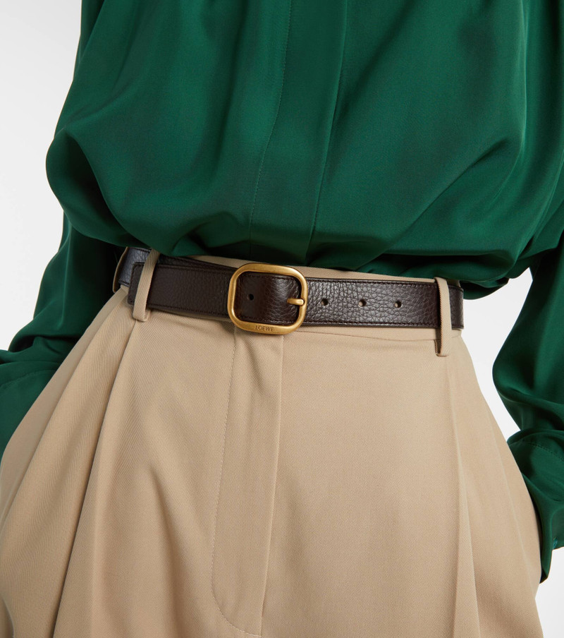 Loewe Rounded leather belt outlook