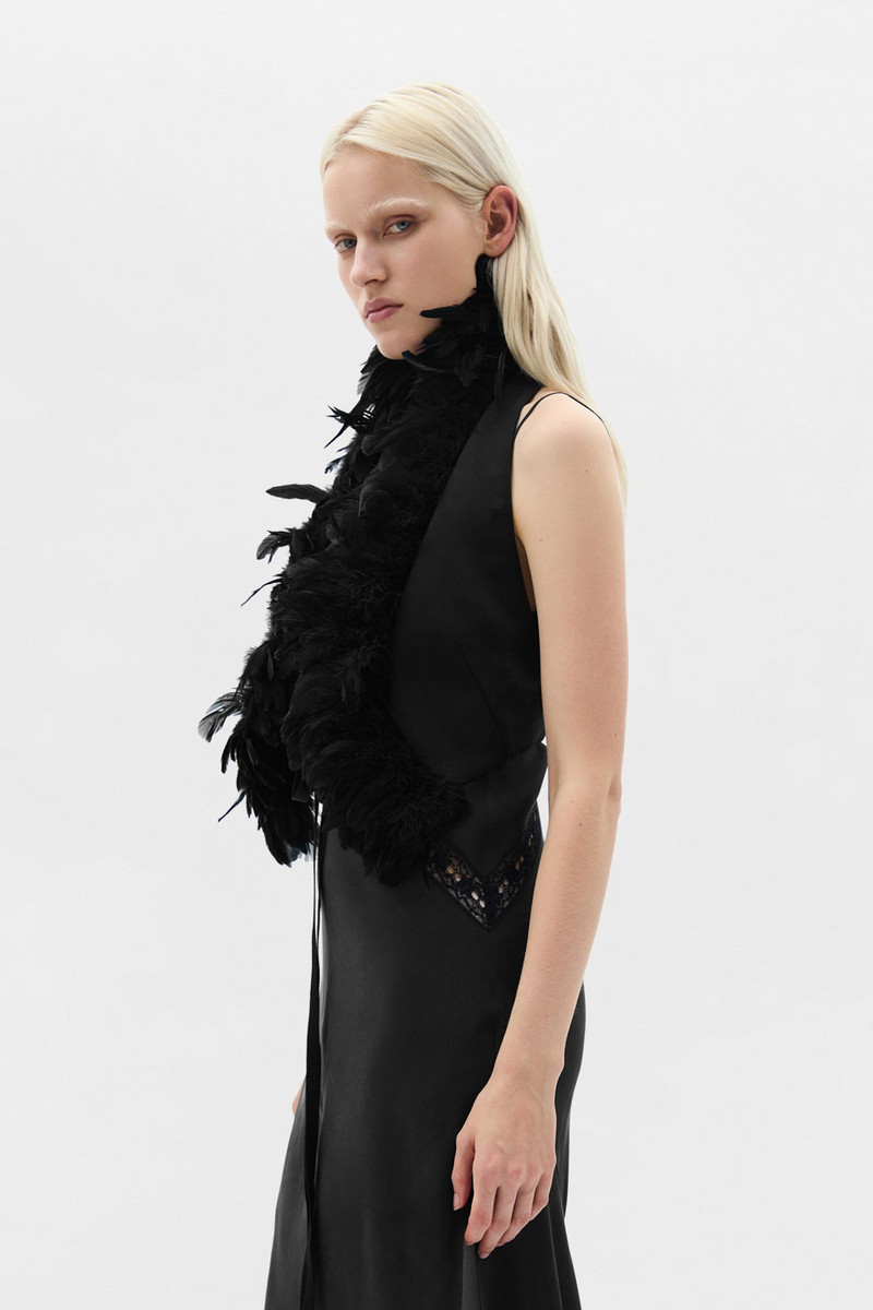 Ann Demeulemeester Idje Open Waistcoat outlook