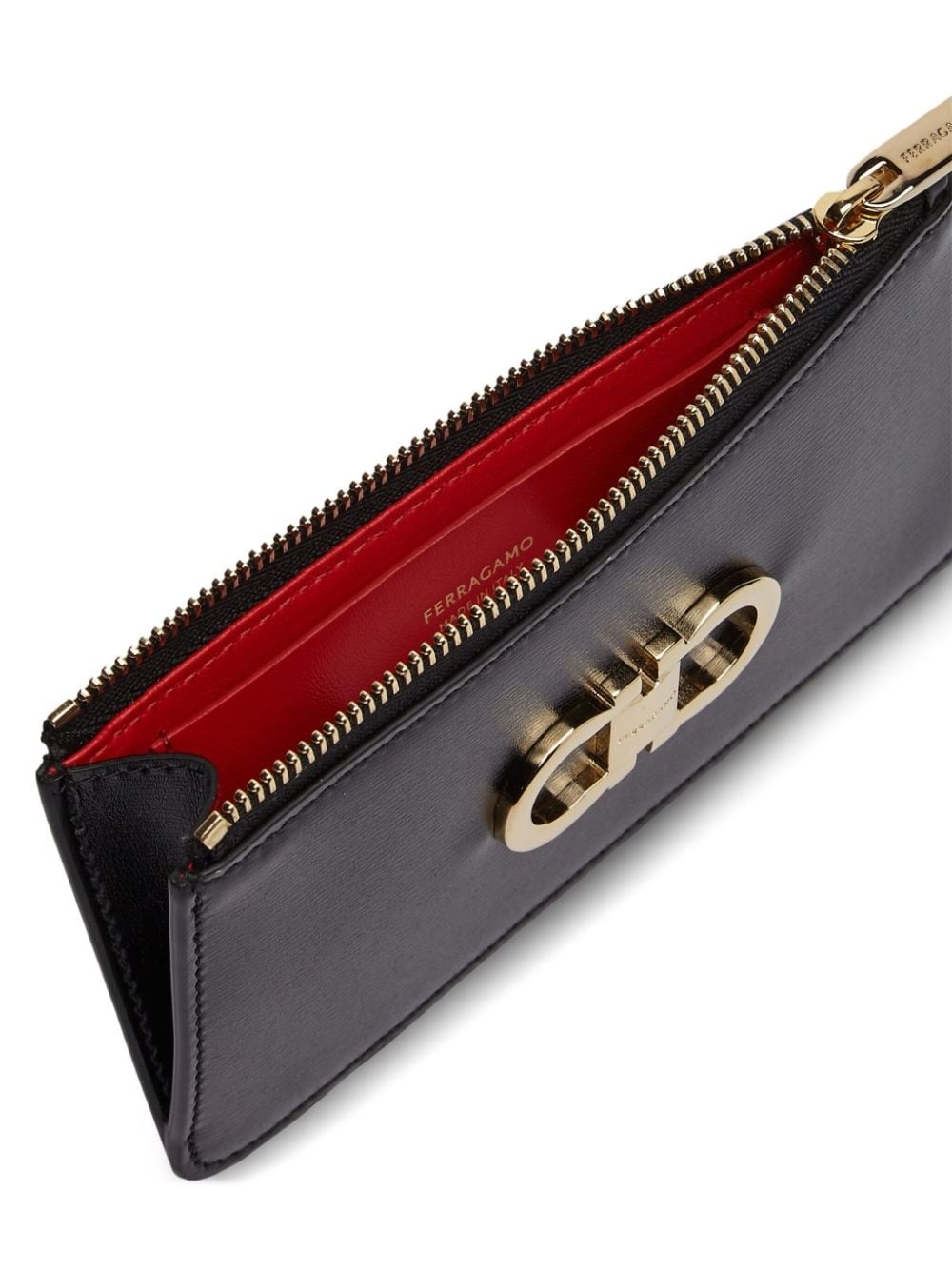 Gancini leather cardholder - 4