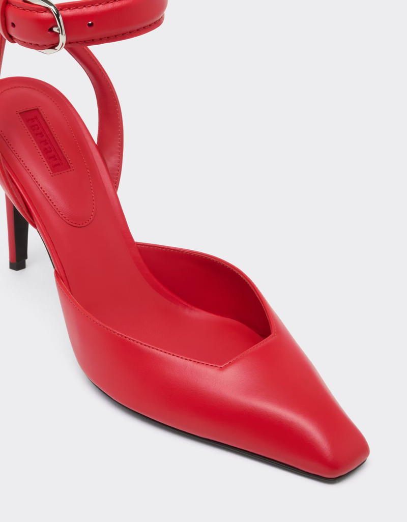 Leather Heeled Sandal 5