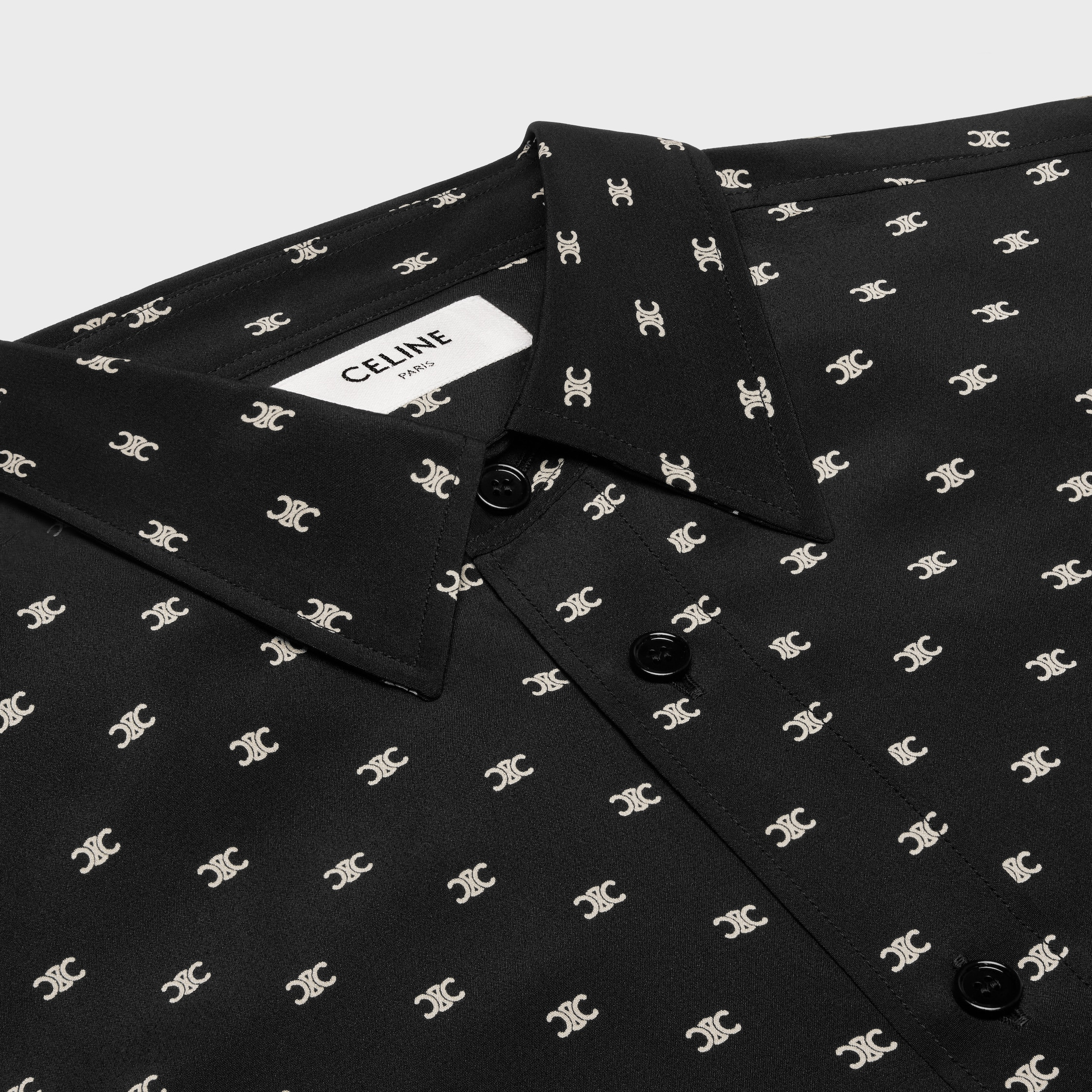 loose shirt in printed viscose - 3