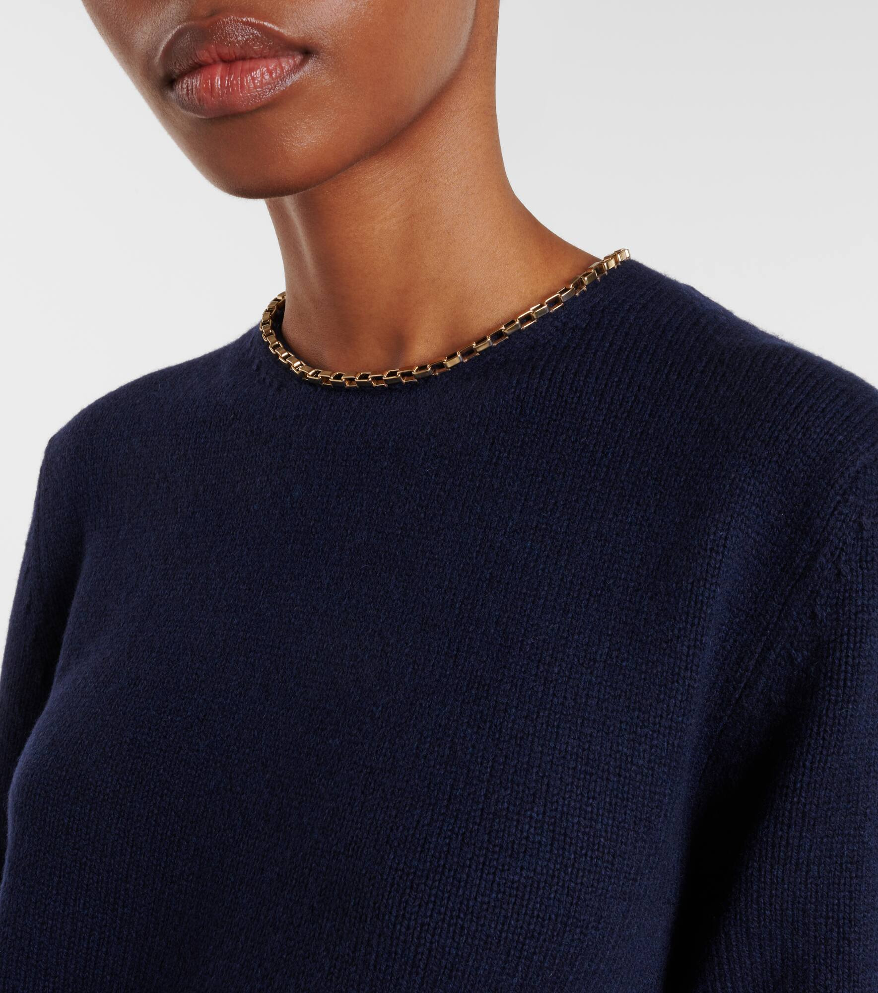 Ribbed-knit wool and cashmere sweater - 4
