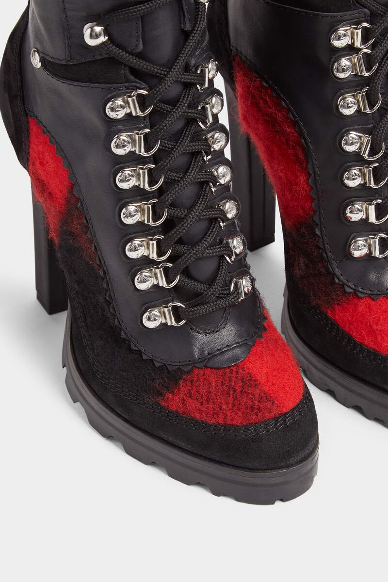 CANADIAN HIKING HEELED ANKLE BOOTS - 4