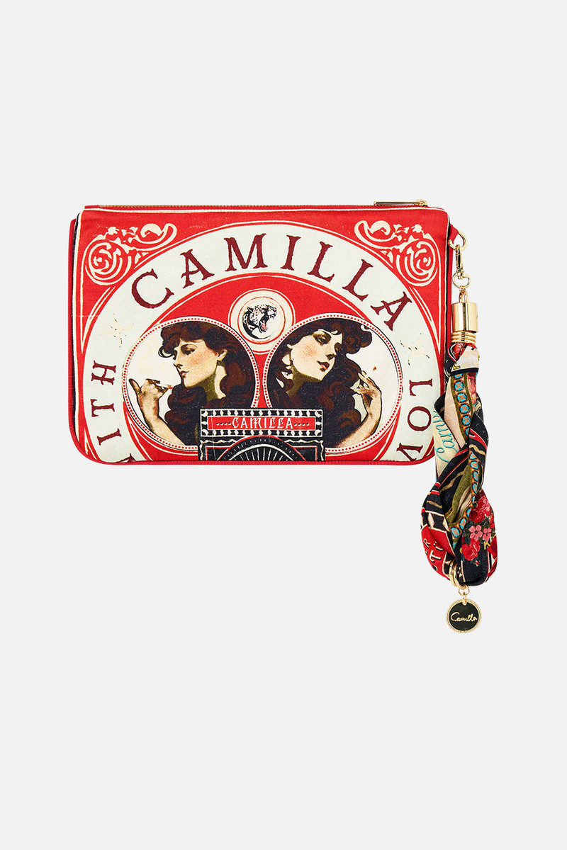 CAMILLA SCARF CLUTCH outlook