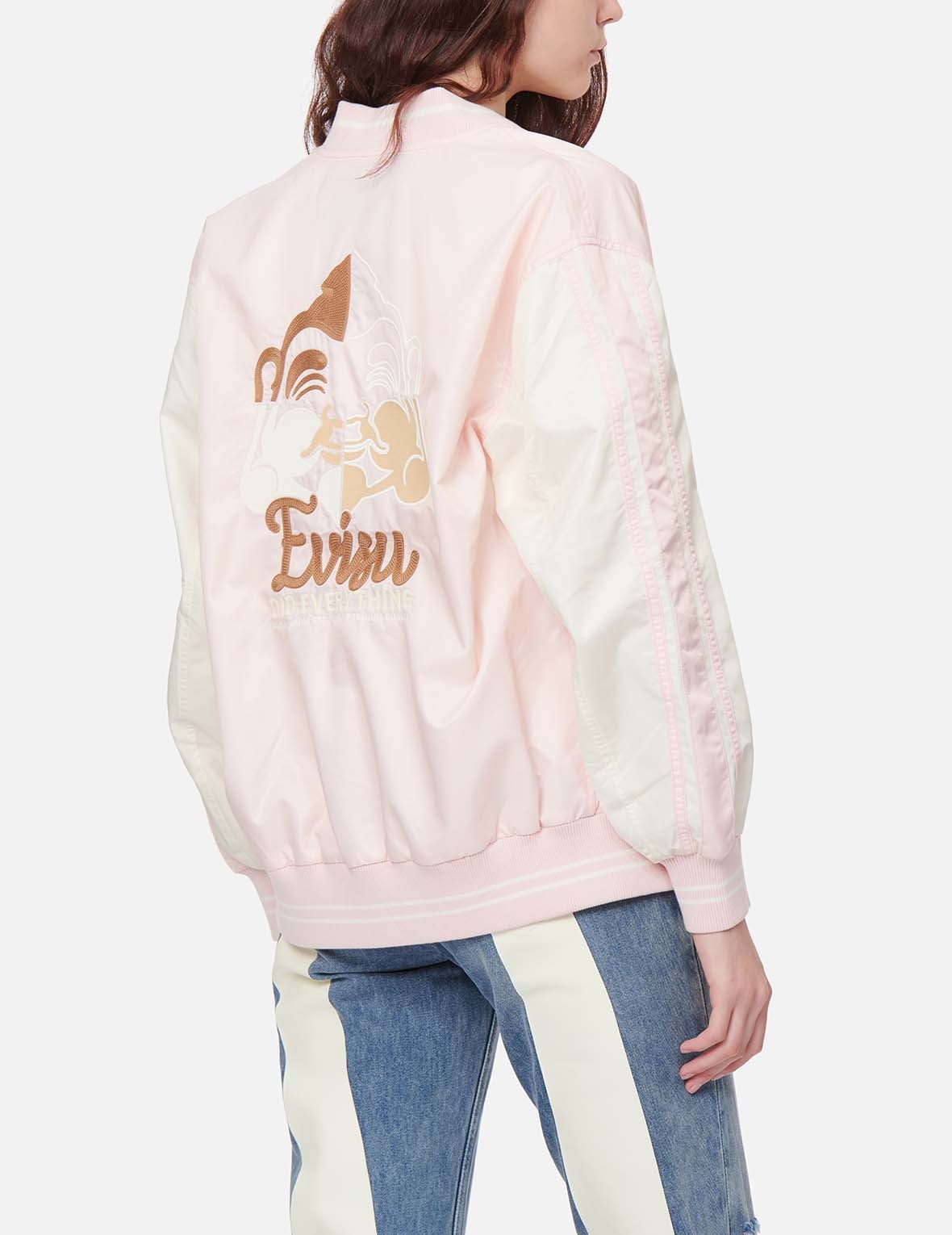 Deconstructed Godhead Embroidery Bomber Jacket - 3