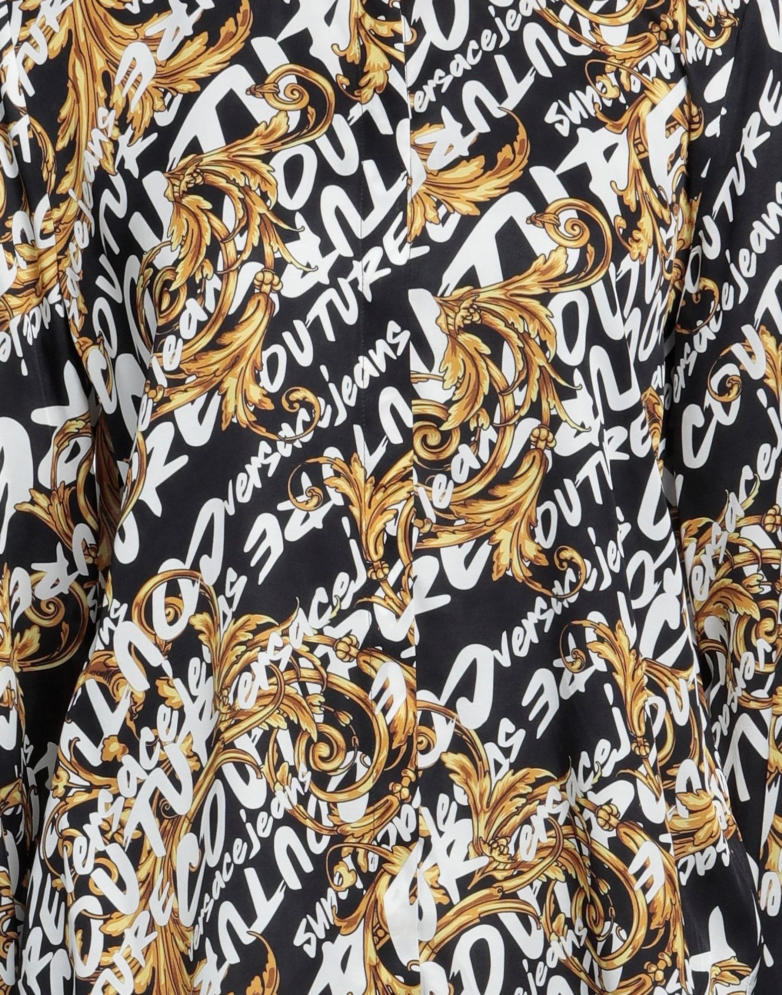Black Women's Patterned Shirts & Blouses - 4