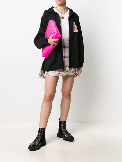 Moschino tulle trim Teddy Cake hoodie outlook