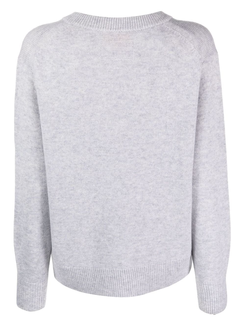 V-neck cashmere jumper - 2