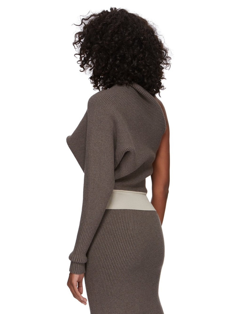 One-shoulder cashmere-blend top 3