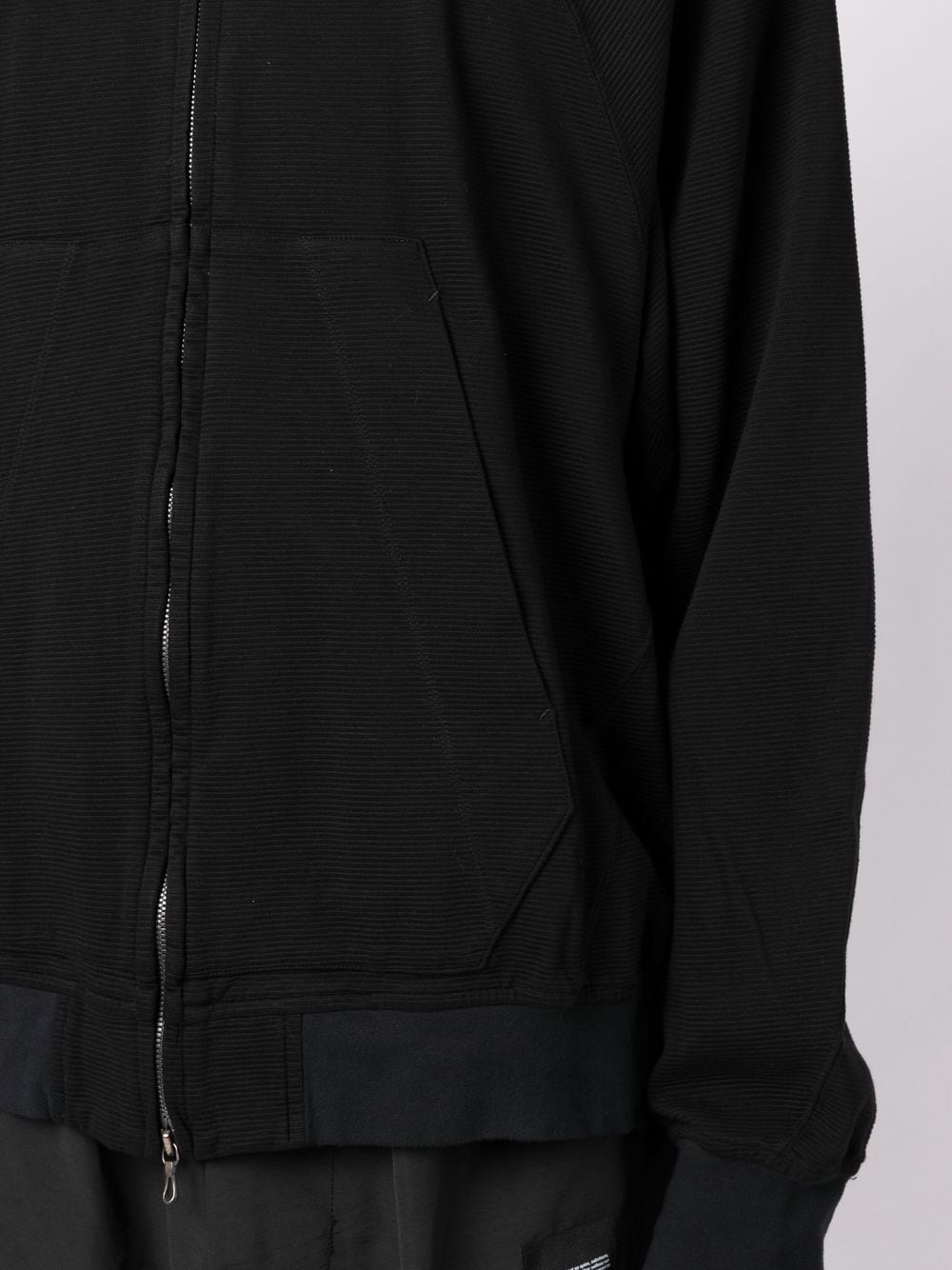 ribbed cotton bomber jacket - 5