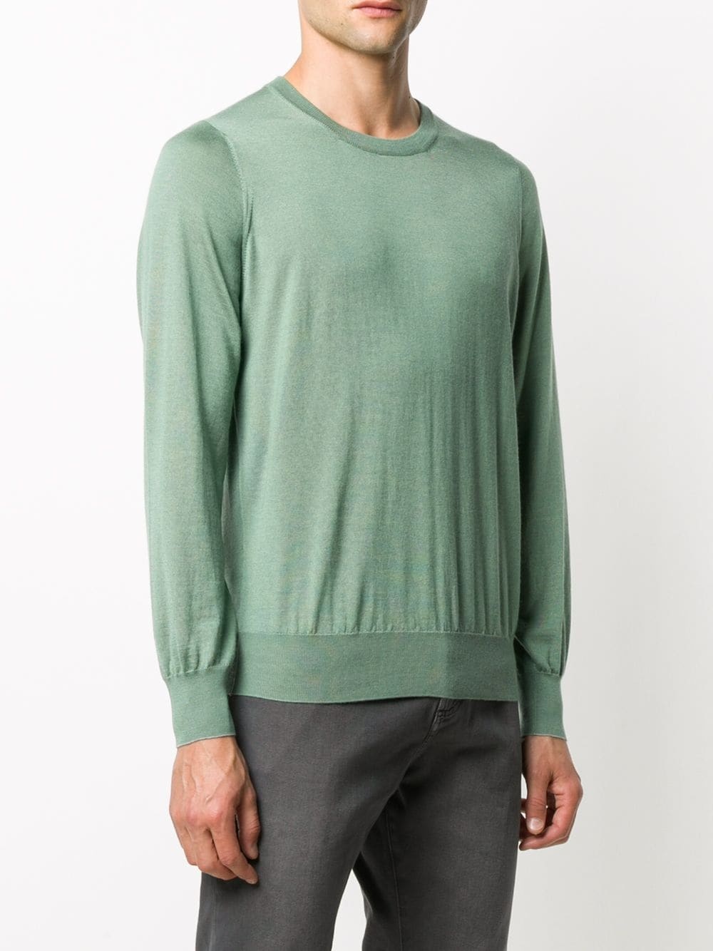 crew neck relaxed-fit jumper - 3