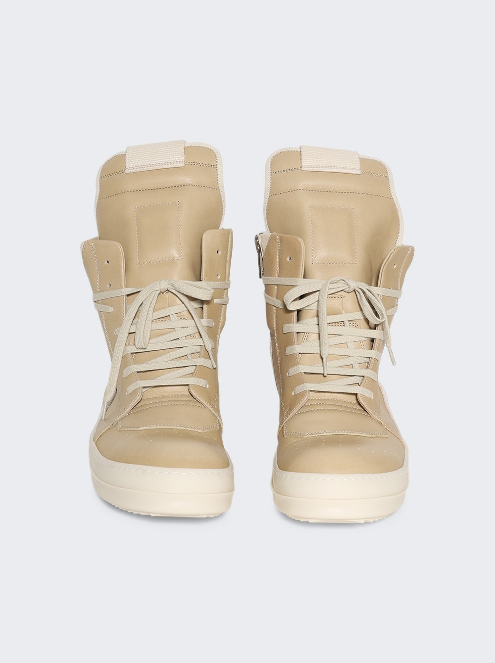 Hollywood Geobasket High Top Sneakers Parchment And Milk - 5