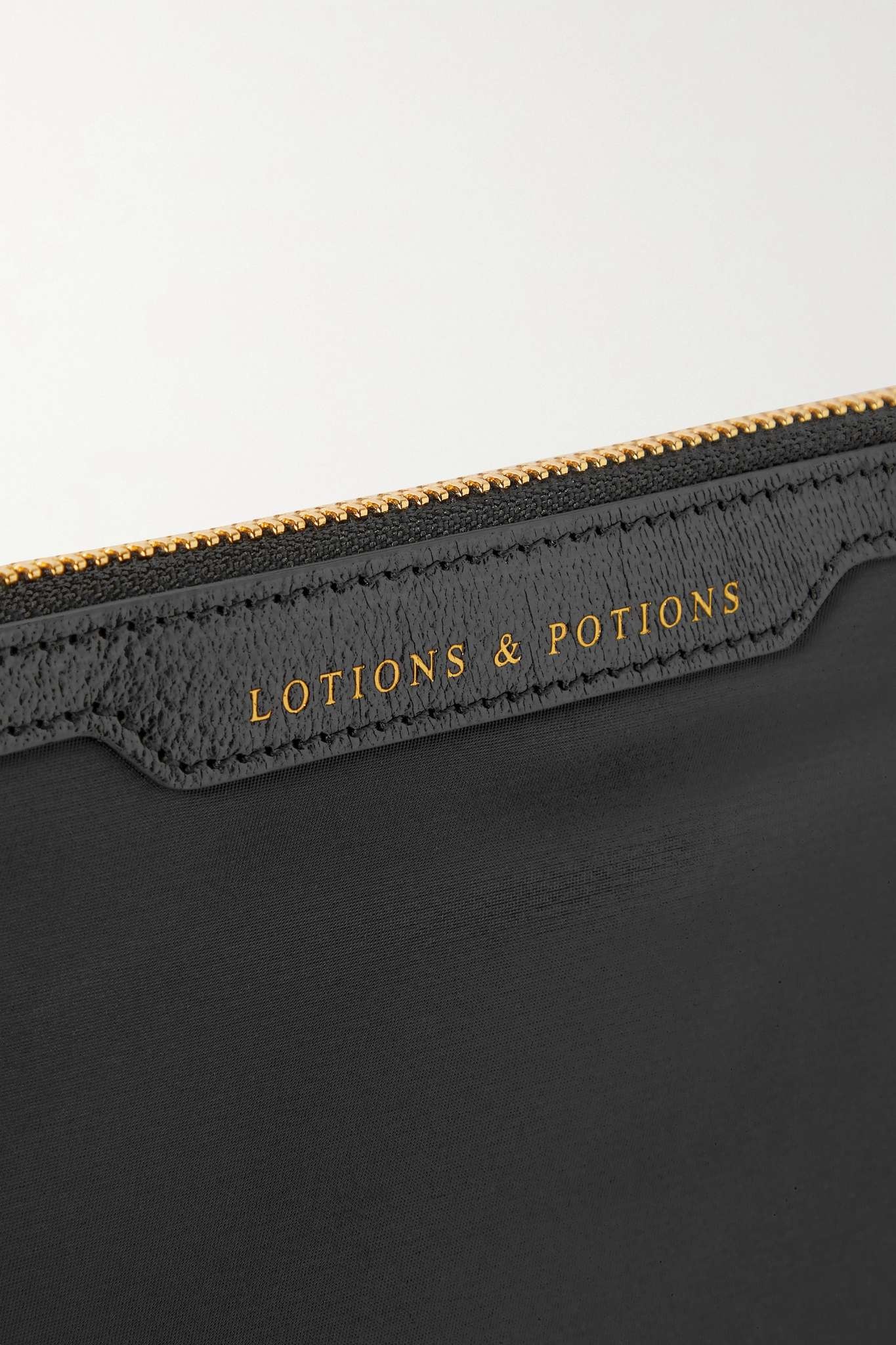 + NET SUSTAIN Lotions and Potions leather-trimmed ECONYL cosmetics case - 3