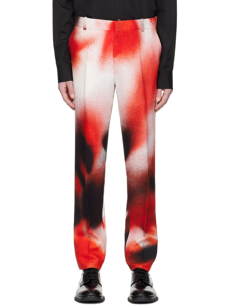 Red Spray Trousers 1