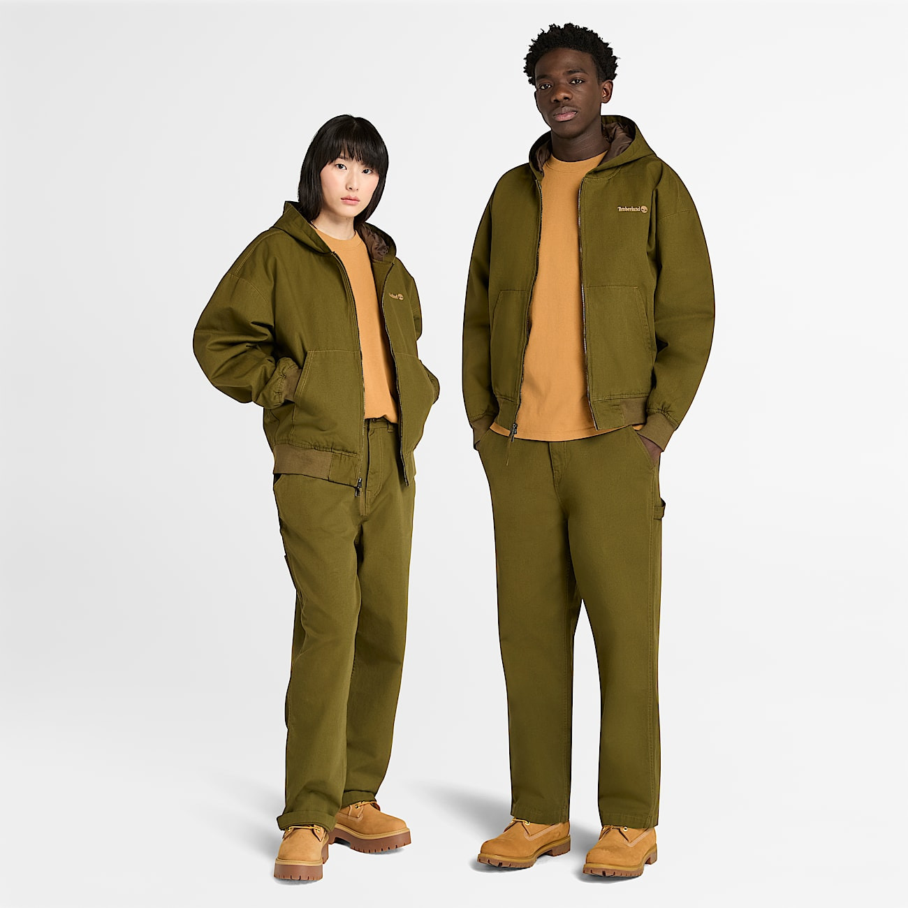 Washed Duck Canvas Hooded Bomber - 2