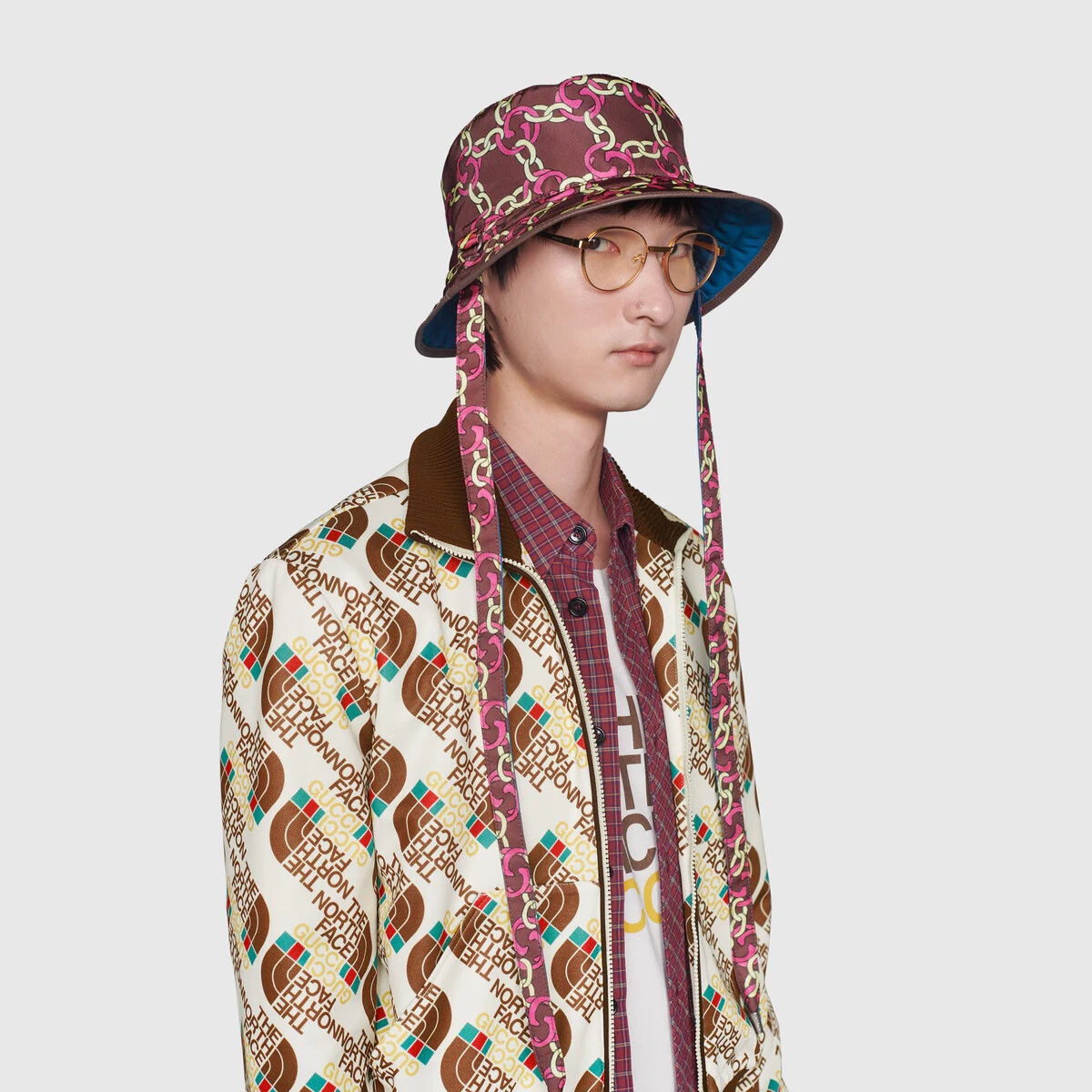The North Face x Gucci Web print technical jersey jacket - 5