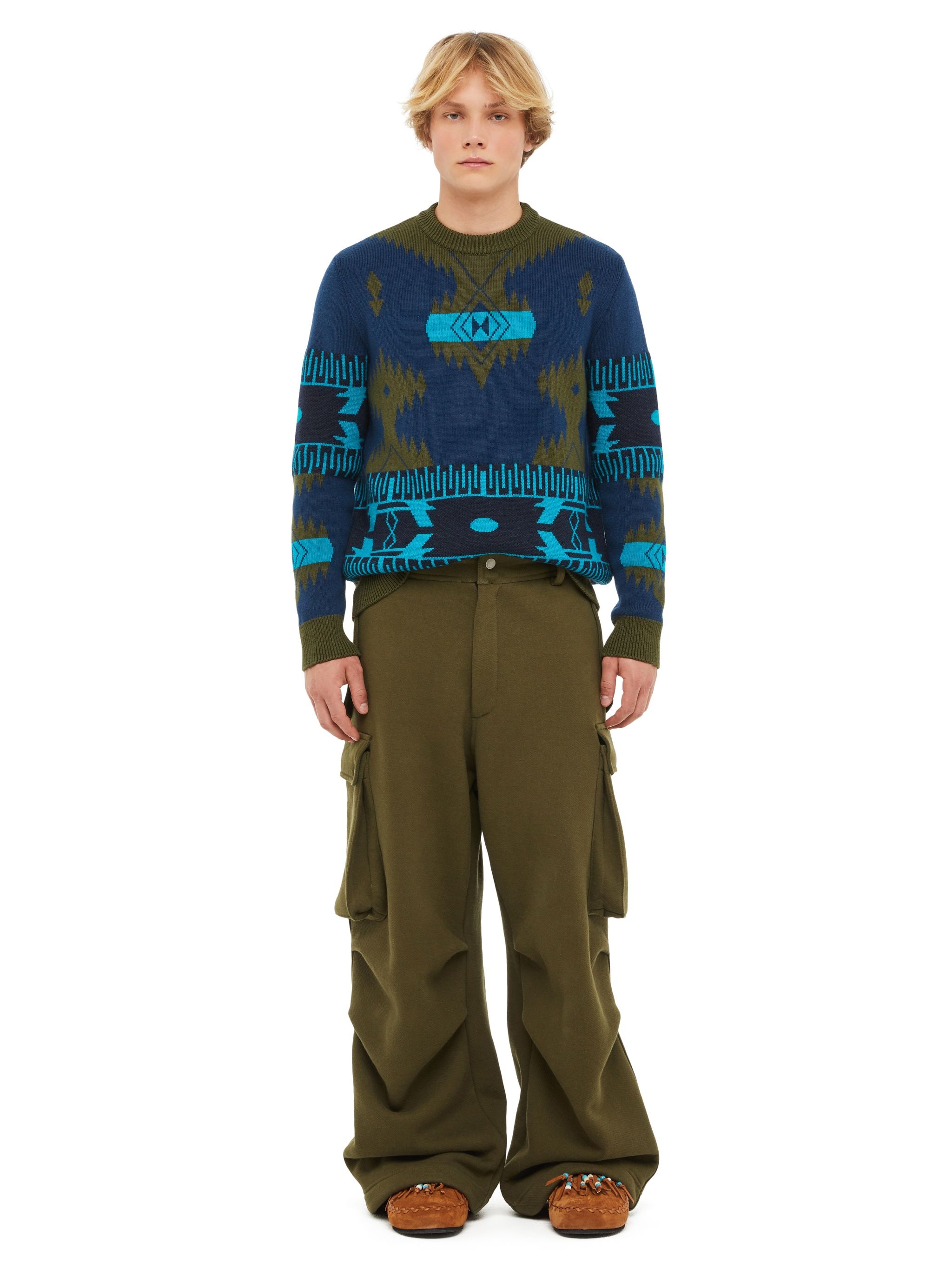 Fleece Cargo Pants - 4