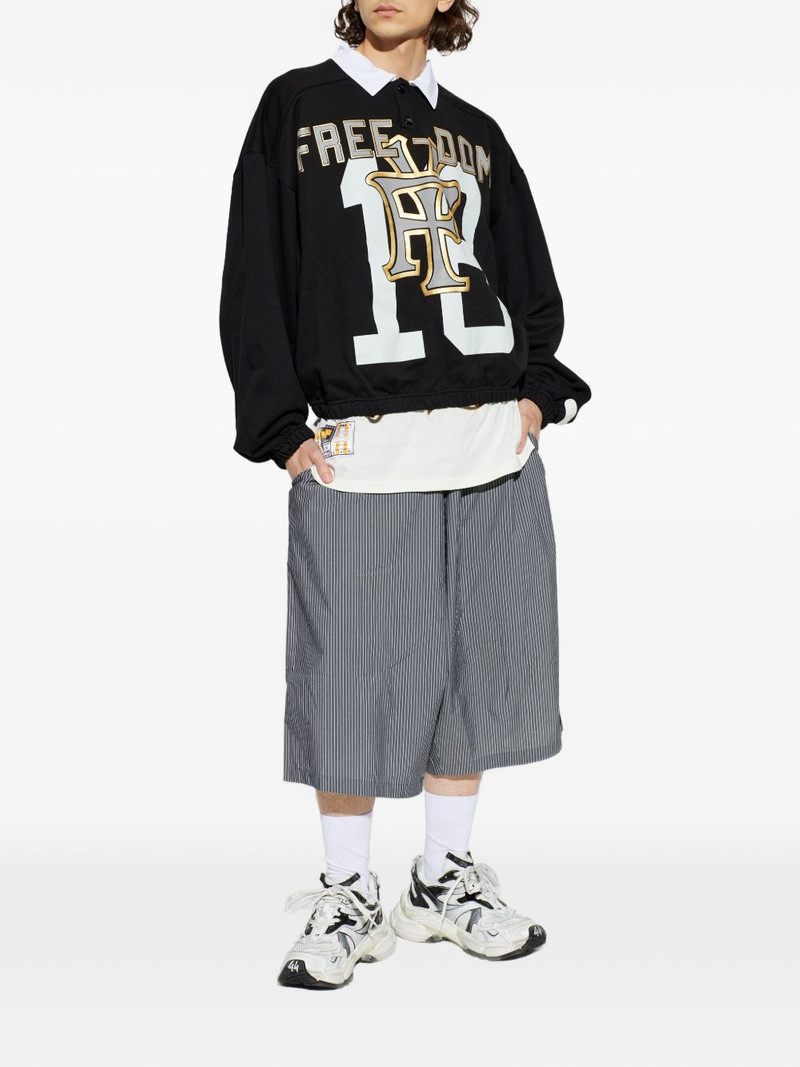 PDF graphic-print cotton sweatshirt outlook