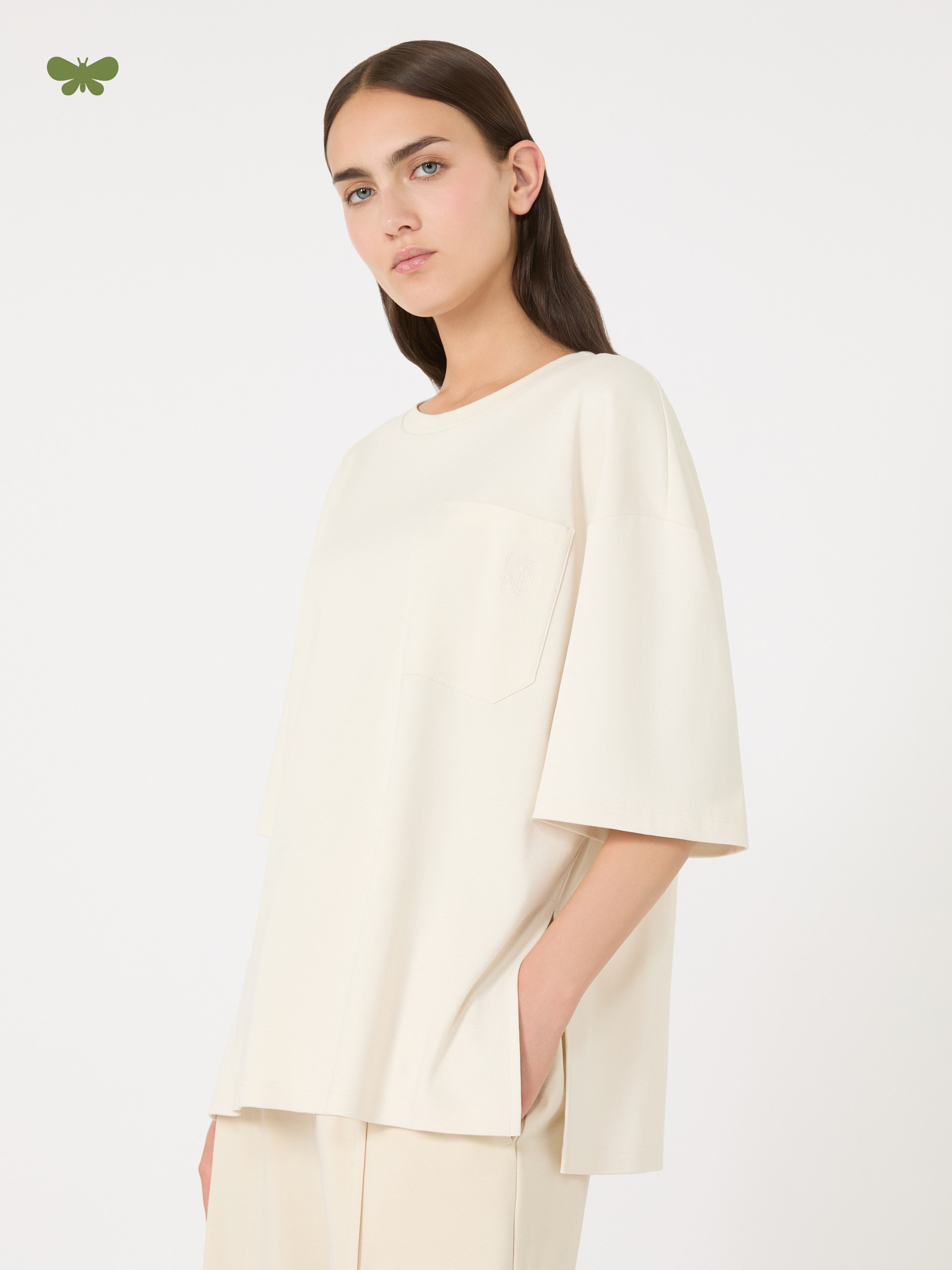 ESEDRA Pure cotton jersey T-shirt - 5