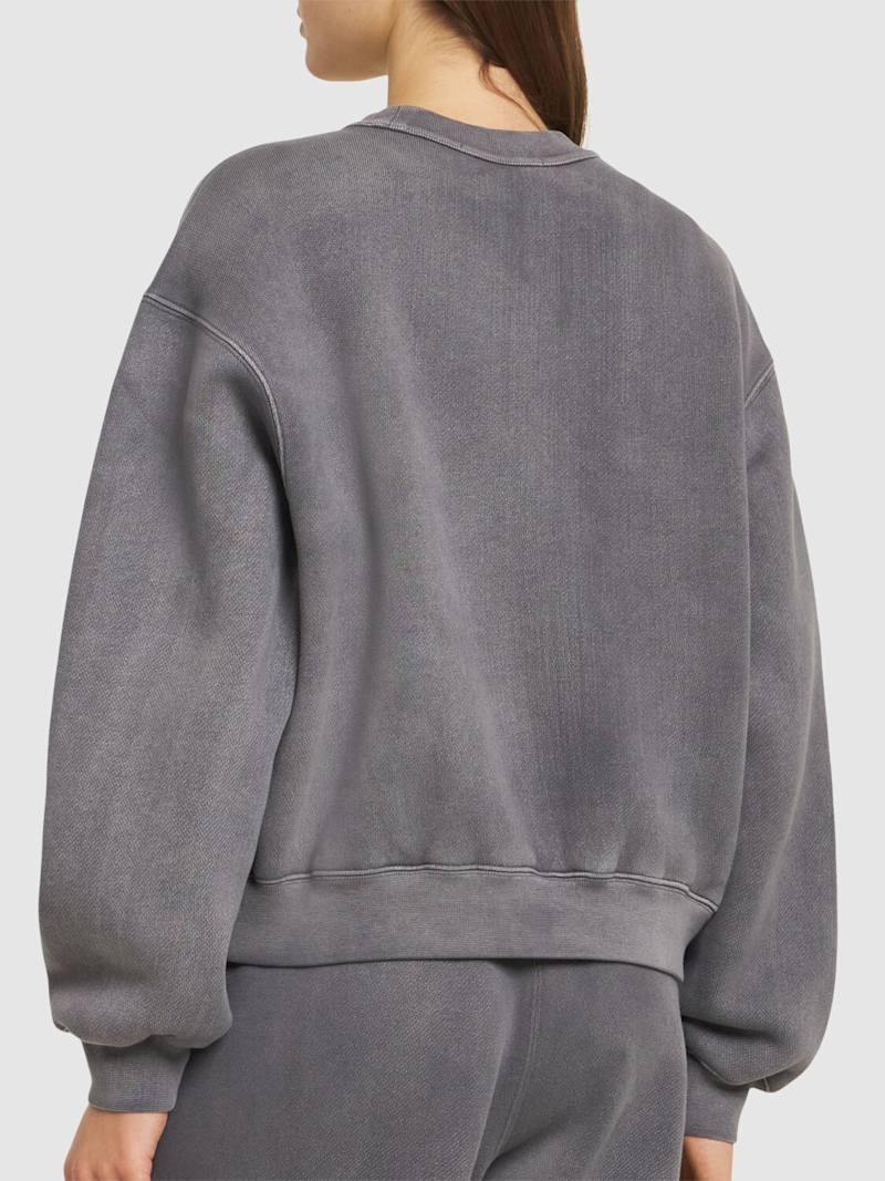 Essential terry crew sweatshirt - 3