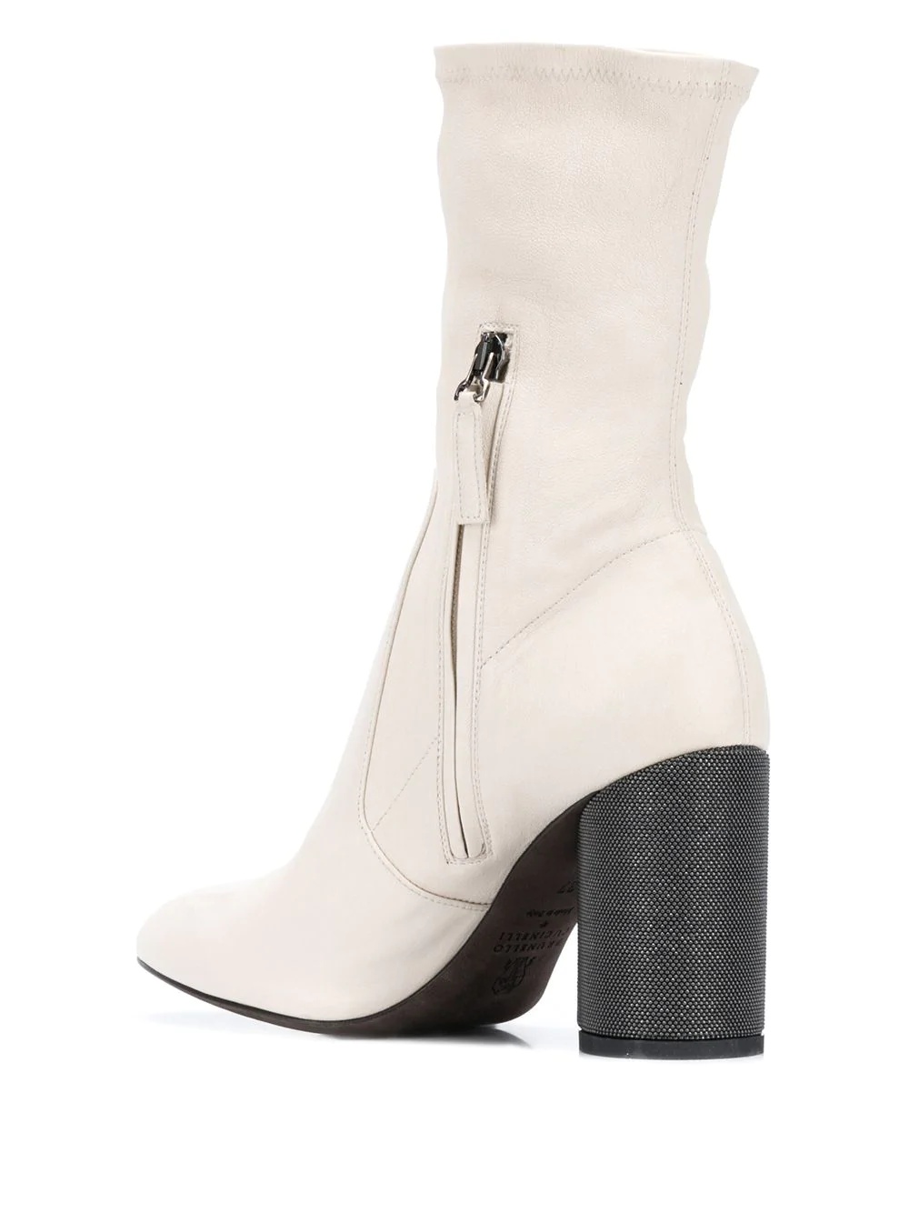 block-heel ankle boots - 3