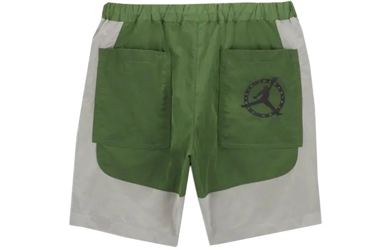 Jordan Air Jordan x Off-White MJ Baggy Shorts Asia Sizing 'Forest Green Phantom Black' DM7472-361 outlook