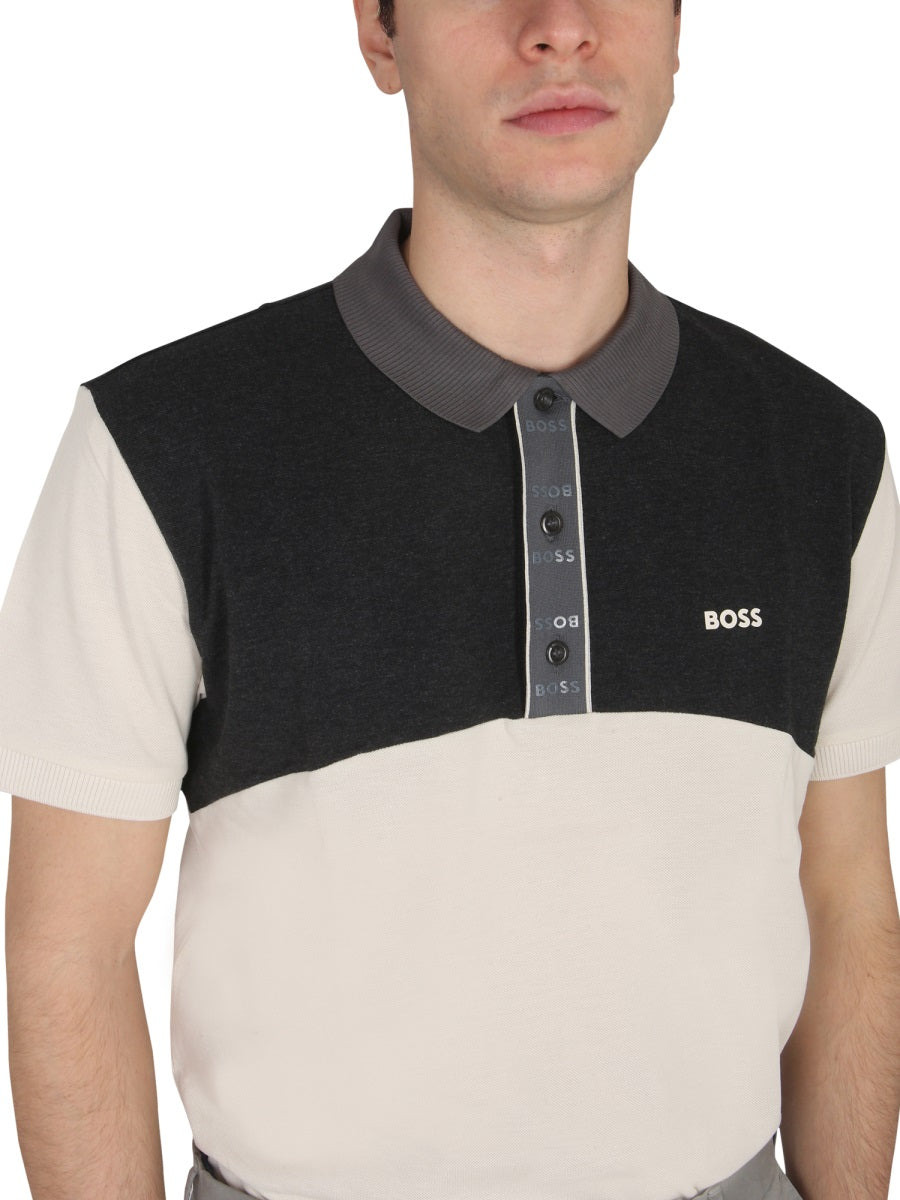 Boss Men Polo With Logo - 4