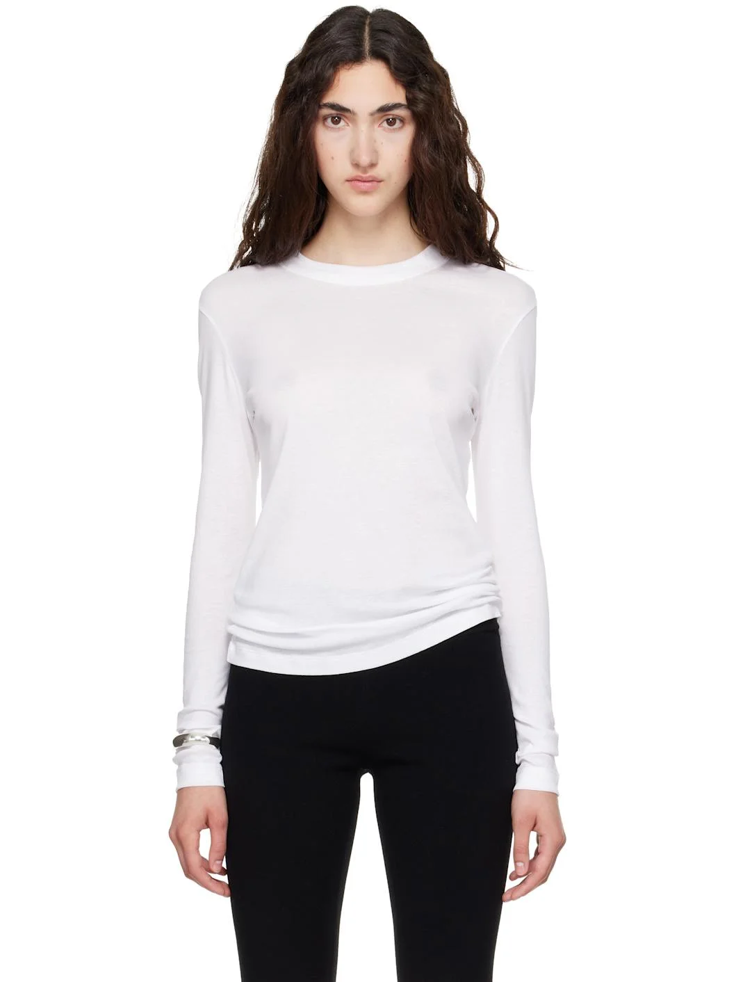 White Sophie Longsleeve T-shirt - 1